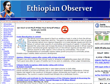 Tablet Screenshot of ethioobserver.net